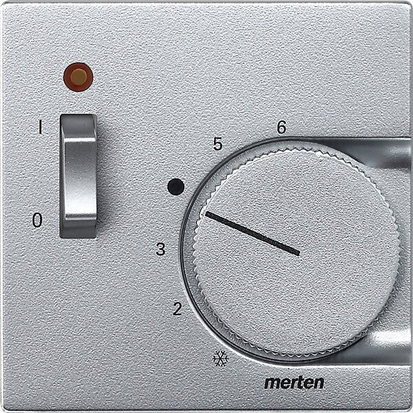 Merten Zentralplatte alu für Raumther.Einsatz 536160